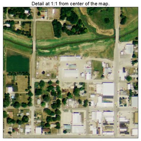 Aerial Photography Map of Madison, NE Nebraska