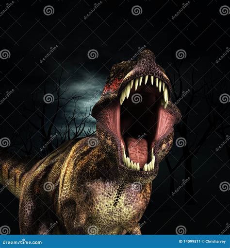 T Rex Roar stock illustration. Illustration of reptile - 14099811