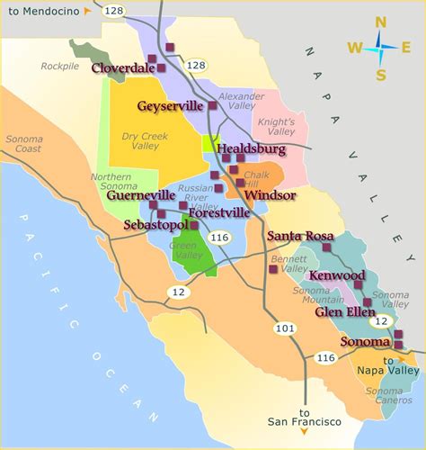 Napa Valley | Wine country california, Napa map, Sonoma wine country