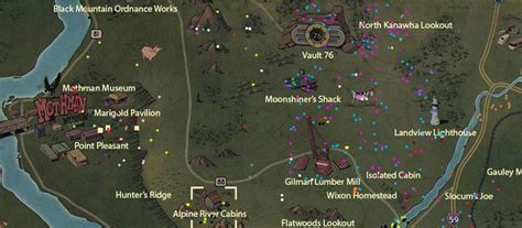 Map of All Flower & Plant Locations in Fallout 76 – Fallout 76 Maps, Vaults, Vendors, Treasures ...