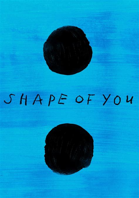 ED SHEERAN Shape Of You Poster Print - prints4u