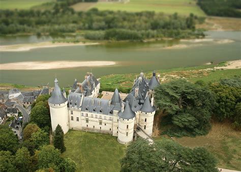 Chaumont-sur-Loire vu du ciel