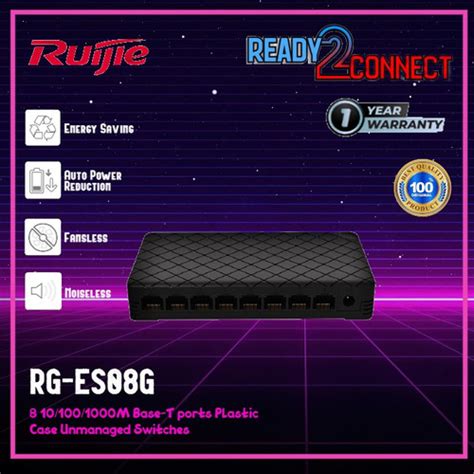 Jual Ruijie Reyee RG-ES08G 8 Port Gigabit Unmanaged Switch - Jakarta ...