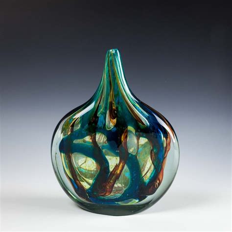 A Rare Mdina Cut Ice Fish Vase c1978 | Fish vase, Glass art, Studio glass