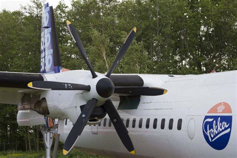 Fokker Aircraft, Fokker, 50 (Turboprop-Triebwerk/Engine), 09.05.2014, Avidrome (EHLE-LEY ...