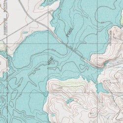 Joe Pool Lake, Texas [Britton USGS Topographic Map] by MyTopo