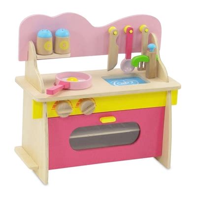 18-inch Doll Furniture - Multicolored Wooden Kitchen Set with ...