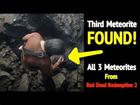 All 3 Meteorites in Red Dead Redemption 2 (RDR2): Third Meteorite Found - YouTube