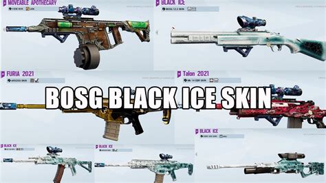 BOSG Black Ice Weapon Skin + 3D Seasonal Skins - Operation Crystal ...