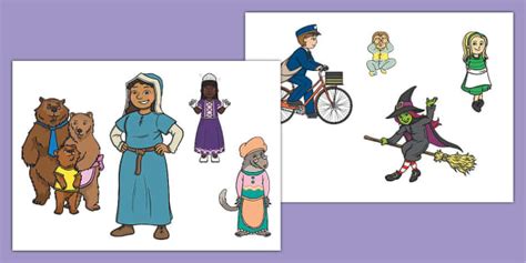 The Jolly Postman Characters to Support Teaching on The Jolly Postman