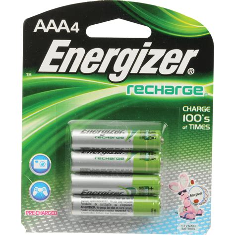 Energizer AAA NiMH Rechargeable Batteries UNH12BP-4 B&H Photo