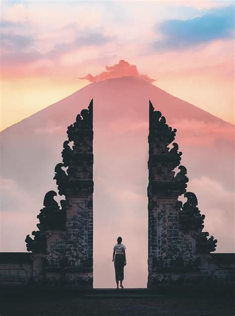 Photo of Person Standing on Temple · Free Stock Photo