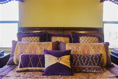 Purple and Gold Master Bedroom – Norwood Furniture – Norwood Furniture