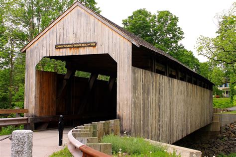 Burkeville Covered Bridge | Located in Conway, Massachusetts… | Flickr