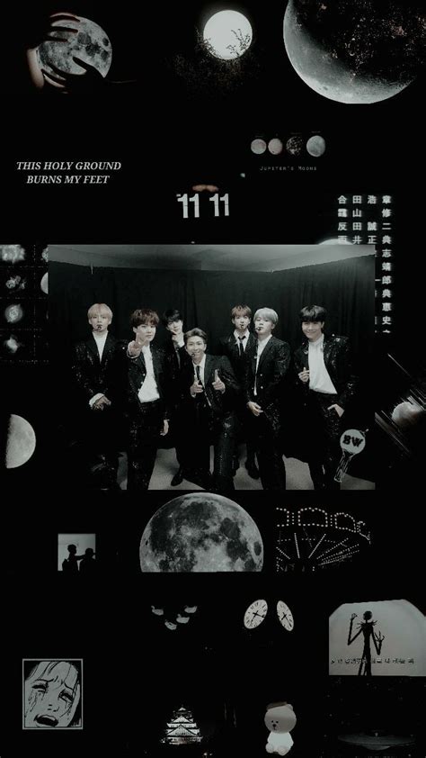 BTS Aesthetic Dark Black Wallpapers - Wallpaper Cave