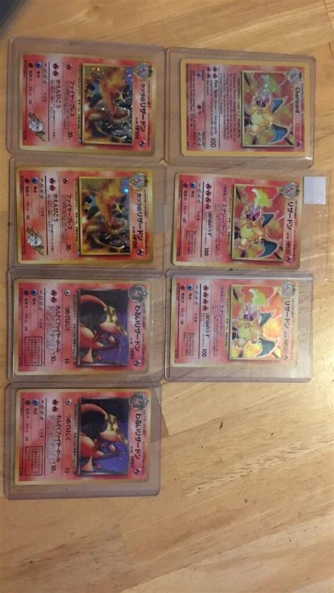 7 holo charizards/japanese charizards, what y'all think? : r/PokemonTCG