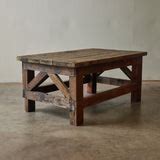 Rustic Coffee Table on Wheels – Lee Stanton Antiques