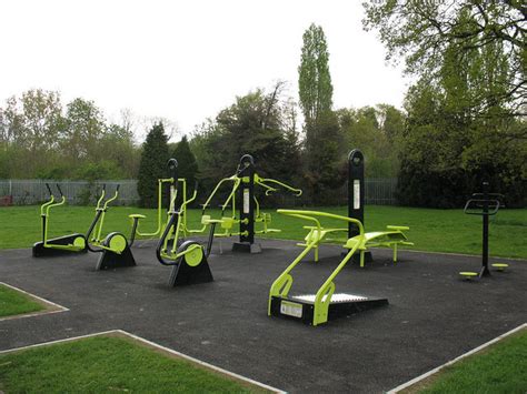 Outdoor gym in Fairy Hill Park © Stephen Craven cc-by-sa/2.0 ...