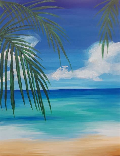 Beach Painting Ideas For Beginners