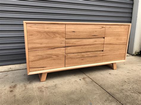 Wormy Chestnut Timber Buffet Sideboard- Aus made - AUSFURNITURE