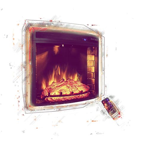 Pin on Electric fireplace insert