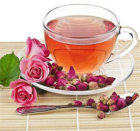 Red Rose Tea - Rose Tea - Chinese Tea - Herbal - Flower Tea - Decaffeinated - Tea - Loose Tea ...