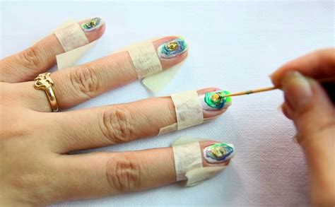 Nail Art At Home Easy Steps - Homemade Ftempo