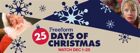 Freeform Releases Their 25 Days of Christmas Schedule for The Holiday Season