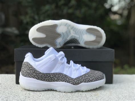 2023 Air Jordan 11 Low Cement Grey Elephant