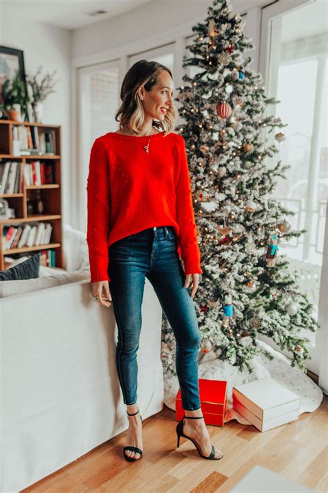 2 Festive Ways to Dress for the Holidays | The Fox & She | Casual party outfit, Christmas ...