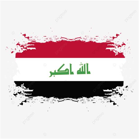 Gambar Bendera Irak Dalam Vektor Gratis Sapuan Kuas Dan Png, Bendera ...