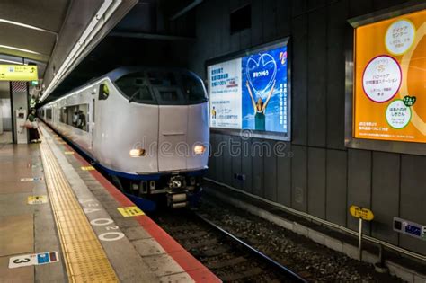 The Local Train Going To Kyoto From Osaka Is Arriving Editorial Photo ...