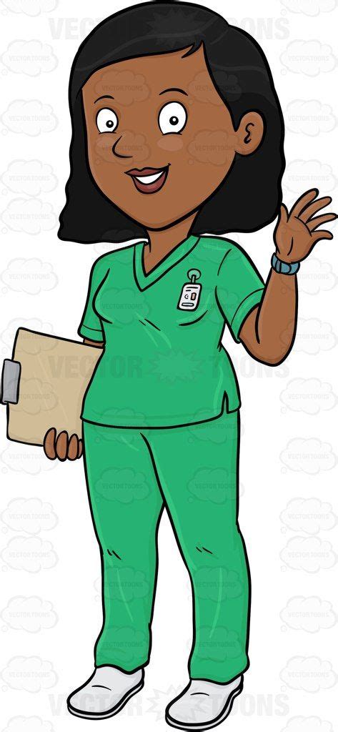 Nurse Black And White Clipart | Free download on ClipArtMag