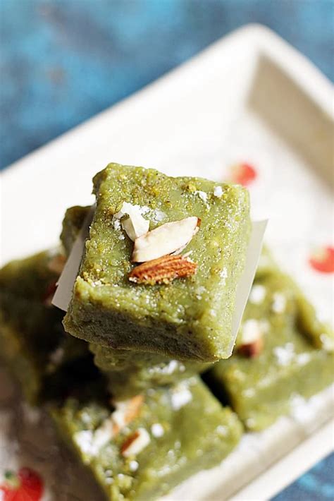 Badam Pista Burfi Recipe | Cook Click N Devour!!!