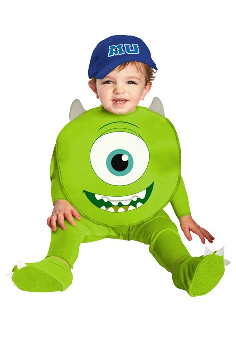 Infant Mike Wazowski Classic Costume | Kid's Monsters Inc Costumes