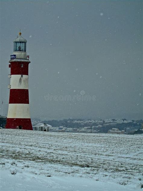 Smeaton S Tower Lighthouse, the Hoe Plymouth Stock Photo - Image of ...