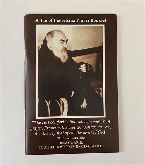 Saint Pio of Pietrelcina Prayer Booklet - National Centre for Padre Pio : National Centre for ...