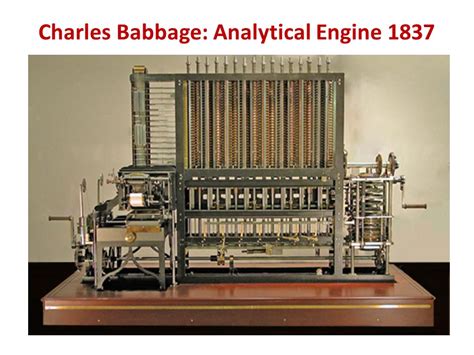 Analytical Engine Charles Babbage