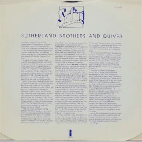 Sutherland Brothers & Quiver Sailing LP | Buy from Vinylnet