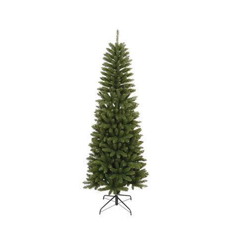 6.5 ft. Unlit Slim Artificial Christmas Tree with 762 Tips-13509 - The ...