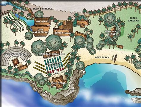 Paradise Cove Map - Paradise Cove Luau | Paradise cove, Cove, Luau