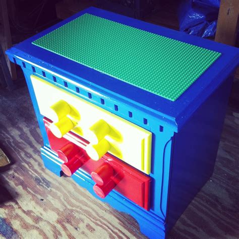 Old end table that I repurposed as a Lego table! Repurposed Decor, Repurposed Furniture, Diy For ...