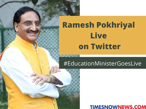 Education Minister Live Today Time | Ramesh Pokhriyal Live Today: Edu ...