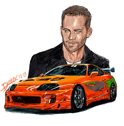 Paul Walker And Supra by lkingd001 on DeviantArt