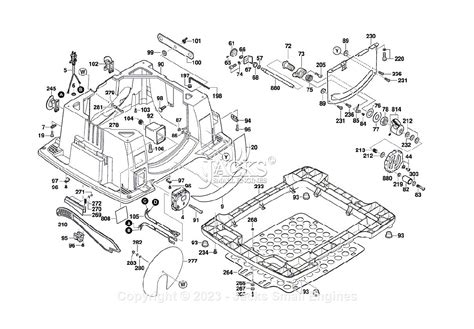 Bosch 4100XC (3601L13014) Table Saw Parts Diagram for Parts List 3