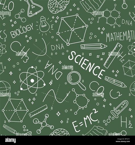 Chemistry vector blackboard hi-res stock photography and images - Alamy