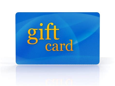 Premium Photo | Blue Gift Card