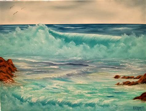 Bob Ross Sea Paintings