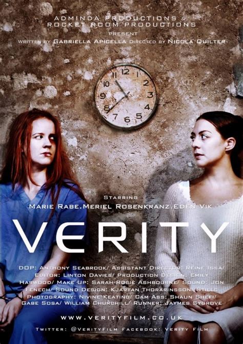 Verity Short Film Poster - SFP Gallery