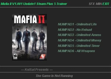 Mafia 2 trainer pc - spotsopl